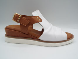 V3060B CUIR BLANC CAMEL