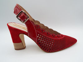 9332 SUEDE/CUIR ROUGE