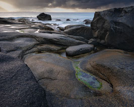 Uttakleiv-Beach Norwegen FineArtDruck auf A4 A3 A2