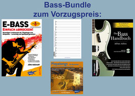 Bass-Bundle, inkl. gratis Noten- und Tabulatur-Block für Bassisten!