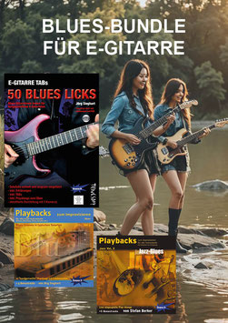 Blues-Bundle für E-Gitarre zum Vorzugspreis inkl. 2 Playbacks CDs