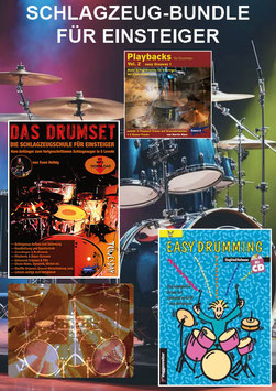 Schlagzeug-Bundle für Einsteiger,  inkl. gratis Mousepad!