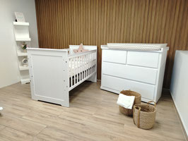 Cuna 70 x 130 modelo Dulce color Blanco