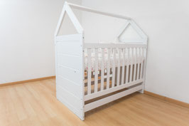 Cuna 70 x 130 mod Casita montessori
