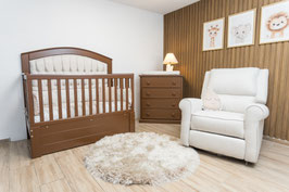 Cuna 70 x 130 mod. Bari Color Moka Tapiz Beige