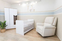 Cuna 60 x 130 mod. Bell color blanco