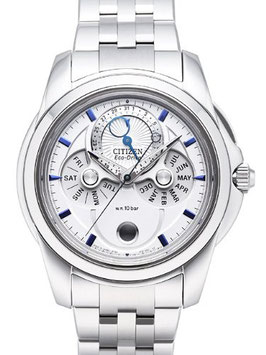 CITIZEN エコドライブ キャランデュリエ トリプルカレンダー (Eco-Drive Triple Calendar Moonphase) BU0011-55A[逆輸入品]