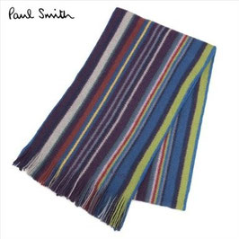 (ポール・スミス) Paul Smith ウールマフラー 【パープル系マルチカラー】 AJXA181G S16 D/Paul Smith [並行輸入品]