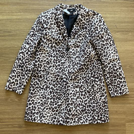 H&M Kurzmantel Animalprint Größe M