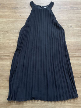 H&M Plisseekleid schwarz Größe L