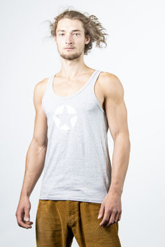 Tank Top hellgrau meliert unisex