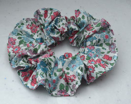 Chouchou Liberty Annabelle rose et bleu