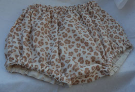 bloomer 6 mois double gaze de coton léopard clair