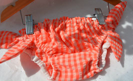 Maillot de bain 6 ans vichy vanille fraise
