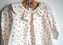 blouse 18 mois double gaze cerises