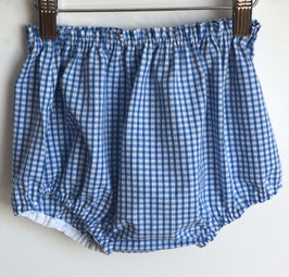 Bloomer 2 ans vichy bleu et blanc