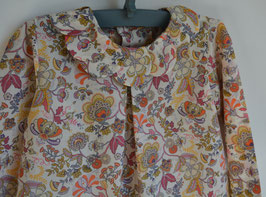 Blouse 2 ans Liberty Mabelle col pétales