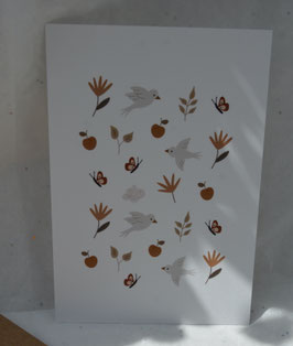 carte et enveloppe "Printemps"