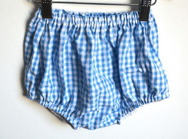 Bloomer 18 mois vichy bleu et blanc