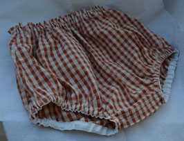 Bloomer 18 mois vichy seersucker cognac