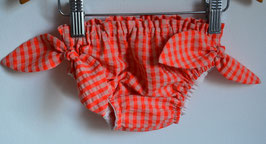 Maillot de bain 4 ans vichy vanille fraise