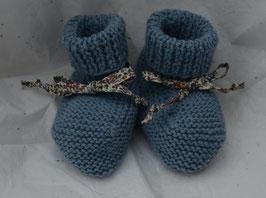 Chaussons bleus 3 mois