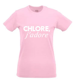 T-shirt Enfant "Chlore, J'adore"