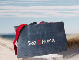 Reisedecke See-Hund mit Tragegurt
