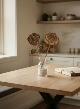 Fleurs en bois