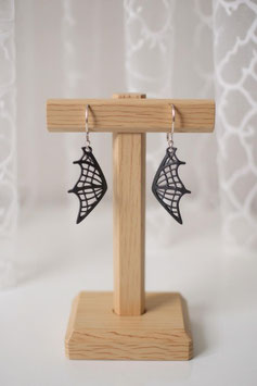 Boucles d'oreilles toile d'araignée