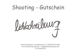 Shooting - Gutschein