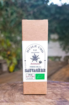 Huile au CBD pour animaux