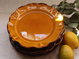 プロヴァンス　蜂蜜色のディナー皿
