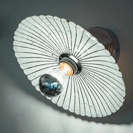 Applique avec abat-jour beige/noir 29 cm