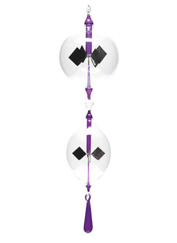 Lichtmühlen-Set 3-teilig mit lila Einschmelzung