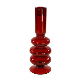 Bougeoir rouge ancona 55062