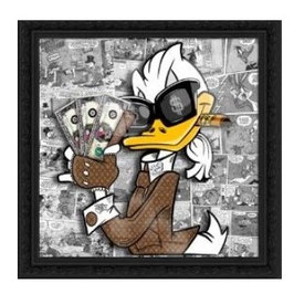 Donald en Karl 80x80cm