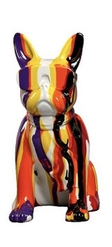 Mini chien a lunette 2 ( orange jaune violet... )
