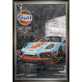 Impression sur toile 80x120 encadrée tag heuer