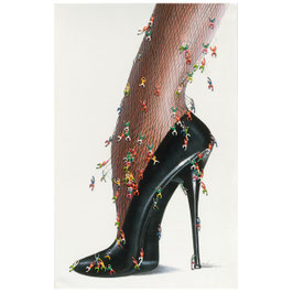 Escarpin a personnage 3D
