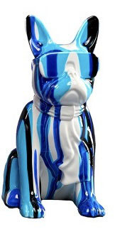 Mini chien a lunette 6 ( bleu ... )