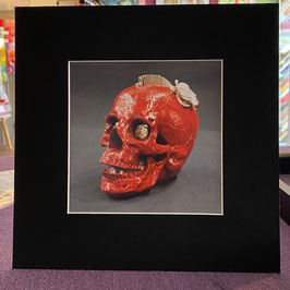 Reproduction photographique Red skull