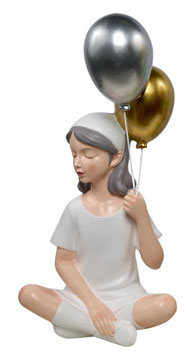 statue jeune femme 57cm blanche