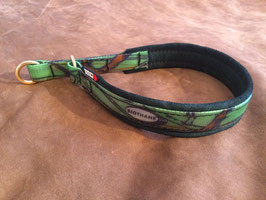 Biothane dog collar with soft leather padding