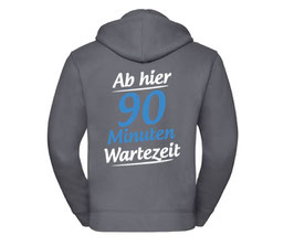 Zipper "Wartezeit" (anthrazit)