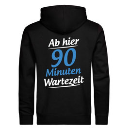 Zipper "Wartezeit" (schwarz)