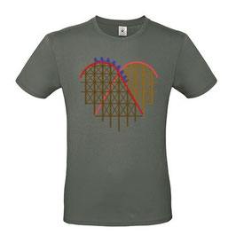 T-Shirt "Coaster-Heart" (Herz, anthrazit)