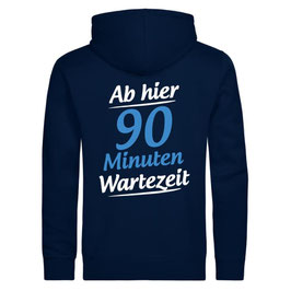 Zipper "Wartezeit" (navy)