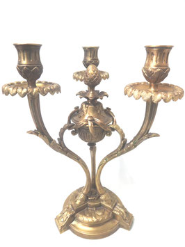 Kerzenleuchter  Messing  c. 1870 / 80