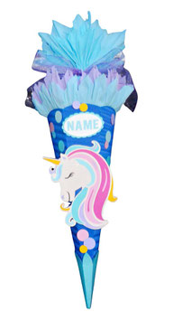 Schultüte Einhorn blau türkis